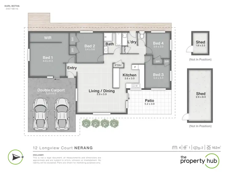 Floorplan of Homely house listing, 12 Longview Court, Nerang QLD 4211