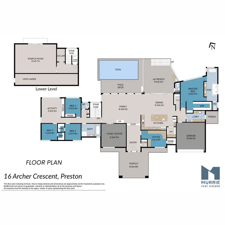 Floorplan of Homely house listing, 16 Archer Crescent, Preston QLD 4352