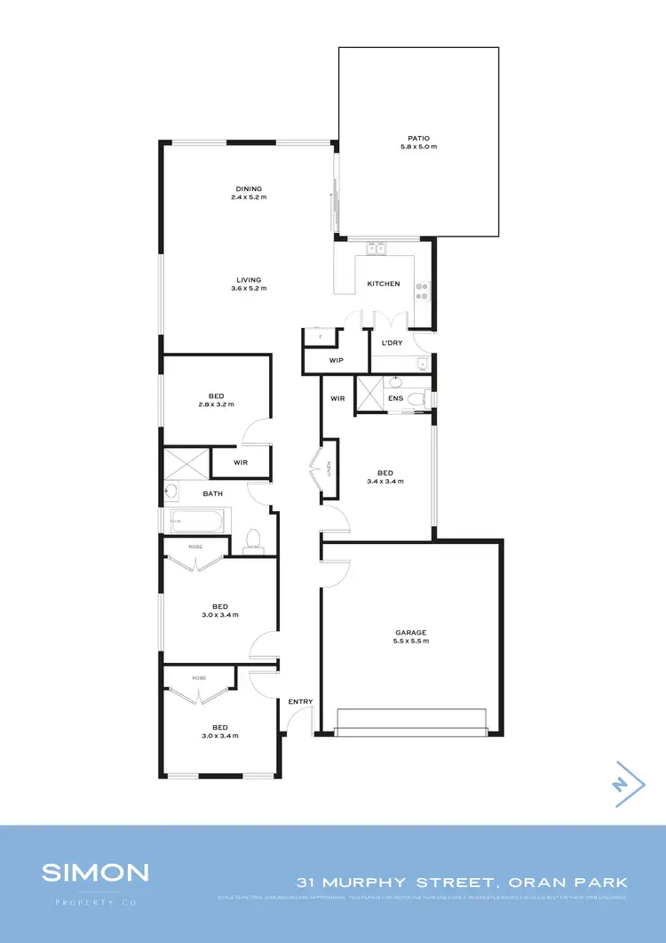 Floorplan of Homely house listing, 31 Murphy Street, Oran Park NSW 2570