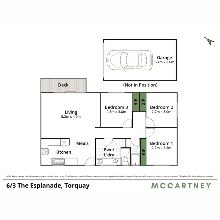 Floorplan of Homely unit listing, 6/3 The Esplanade, Torquay VIC 3228