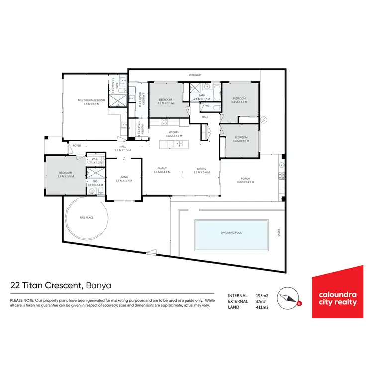 Floorplan of Homely house listing, 22 Titan Crescent, Banya QLD 4551