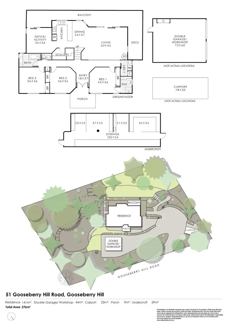 Floorplan of Homely house listing, 51 Gooseberry Hill Road, Gooseberry Hill WA 6076