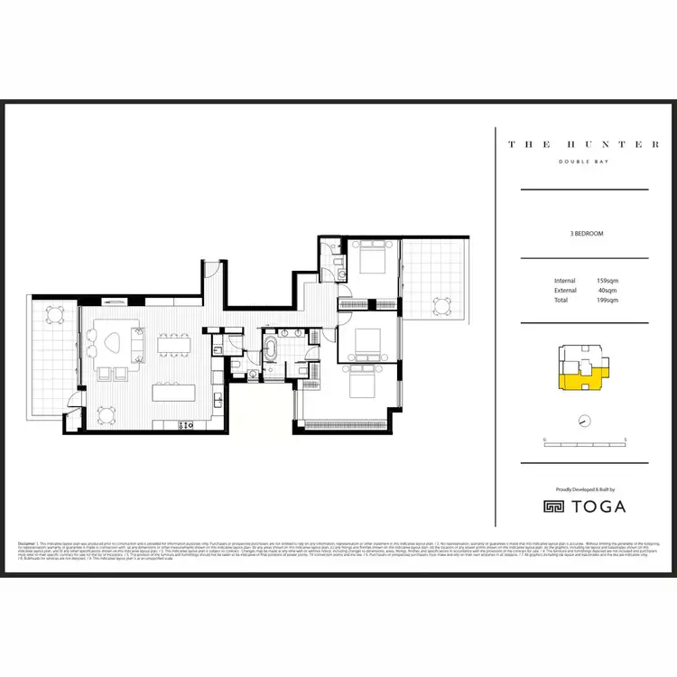 Floorplan of Homely apartment listing, 301/16-18 Cross Street, Double Bay NSW 2028