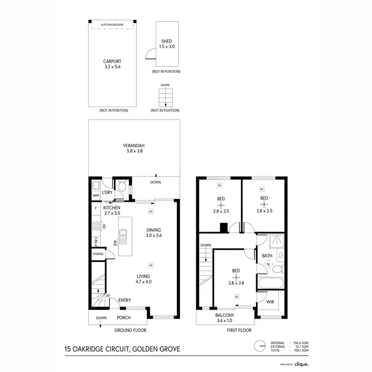 Floorplan of Homely house listing, 15 Oakridge Circuit, Golden Grove SA 5125