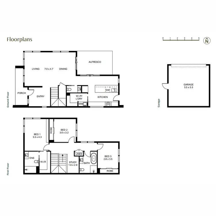 Floorplan of Homely terrace listing, 42 Bowerd Loop, Oran Park NSW 2570
