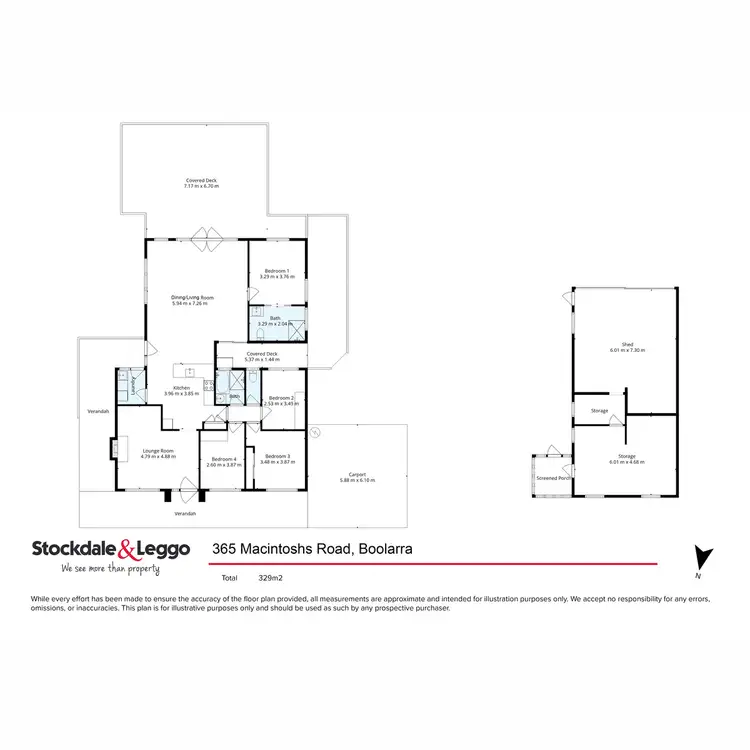 Floorplan of Homely rural property listing, 365 Macintoshs Road, Boolarra VIC 3870