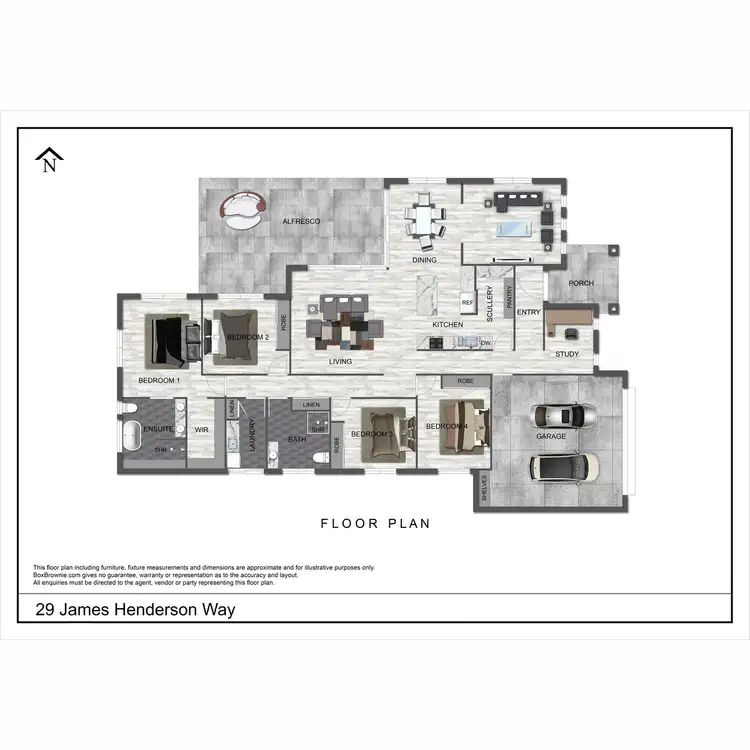 Floorplan of Homely house listing, 29 James Henderson Way, Gooburrum QLD 4670