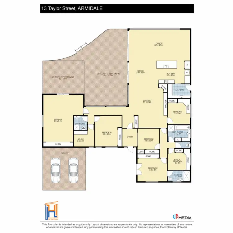 Floorplan of Homely house listing, 13 Taylor Street, Armidale NSW 2350