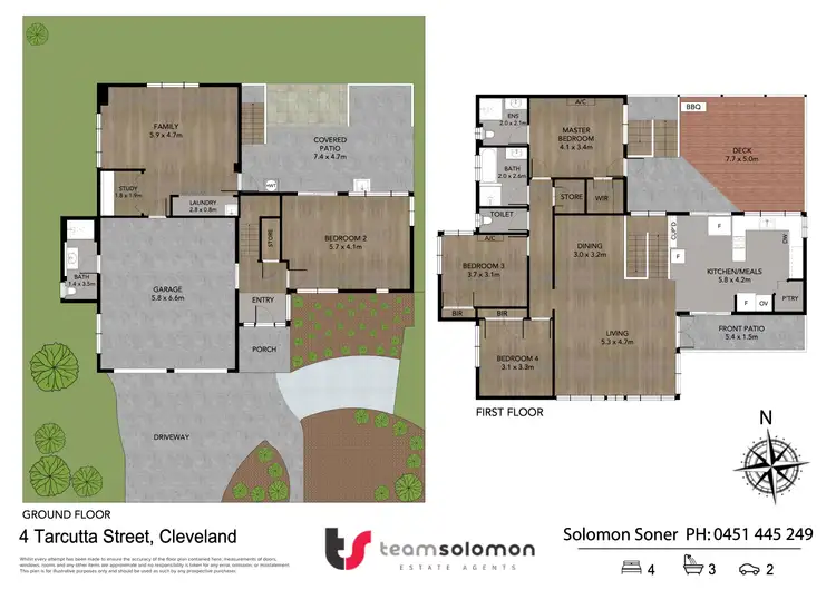 Floorplan of Homely house listing, 4 Tarcutta Street, Cleveland QLD 4163