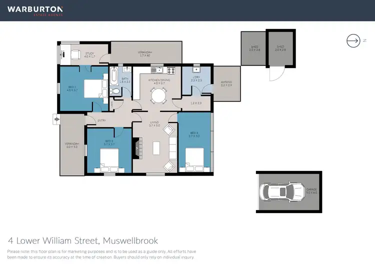 Floorplan of Homely house listing, 4 Lower Williams Street, Muswellbrook NSW 2333