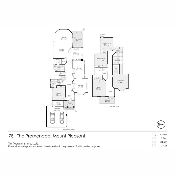 Floorplan of Homely house listing, 78 The Promenade, Mount Pleasant WA 6153