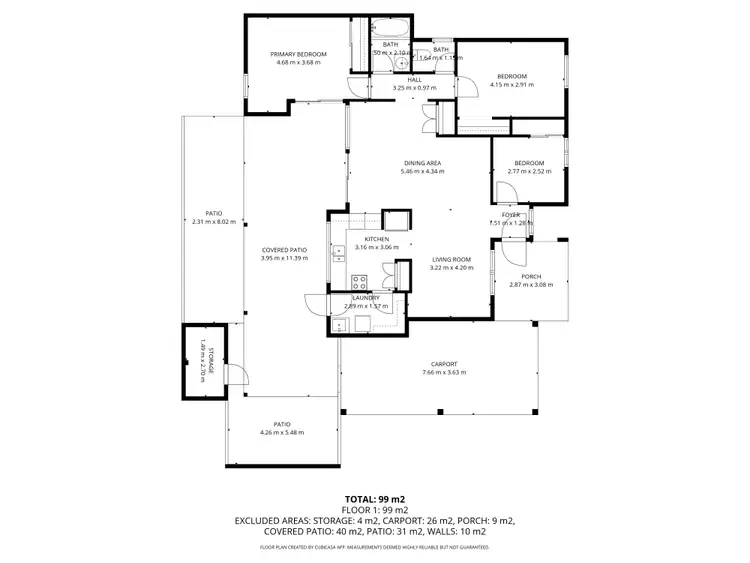 Floorplan of Homely house listing, 4 Manley Street, Cannington WA 6107