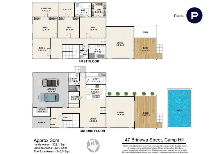 Floorplan of Homely house listing, 47 Brinawa Street, Camp Hill QLD 4152
