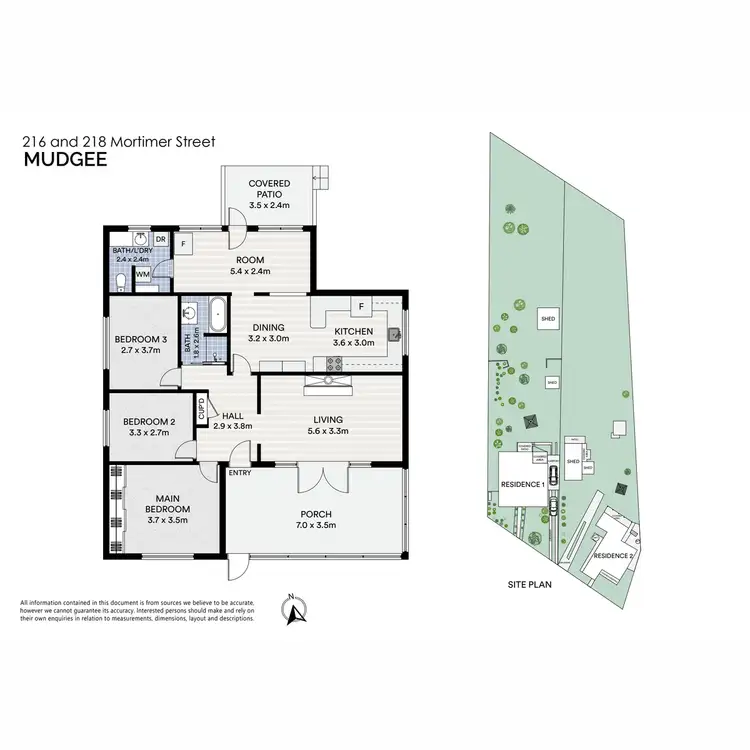 Floorplan of Homely house listing, 218 Mortimer Street, Mudgee NSW 2850