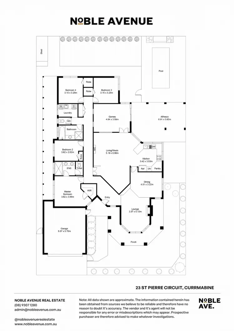 Floorplan of Homely house listing, 23 St Pierre Circuit, Currambine WA 6028