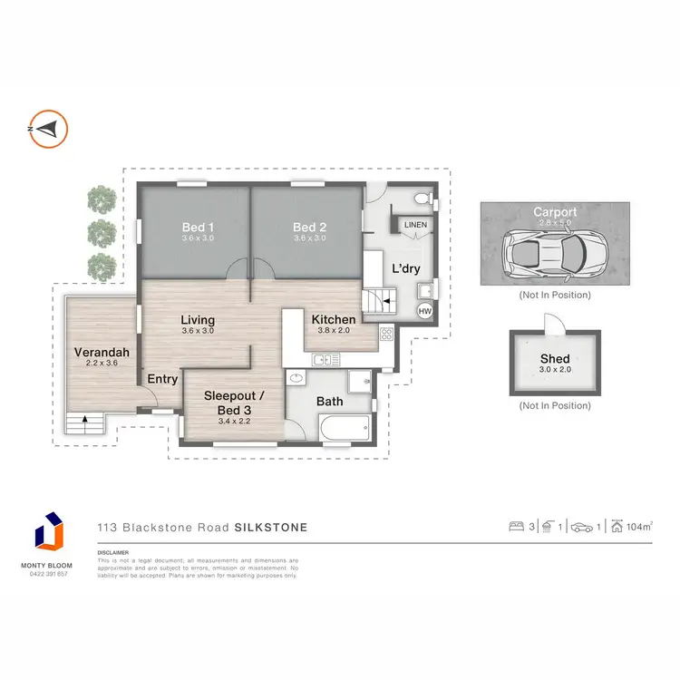 Floorplan of Homely house listing, 113 Blackstone Road, Silkstone QLD 4304