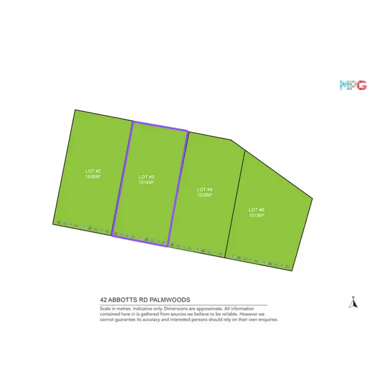 Floorplan of Homely land listing, LOT 3, 42 Abbotts Road, Palmwoods QLD 4555