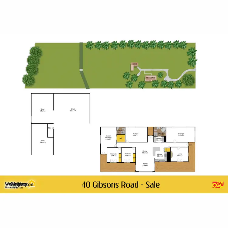 Floorplan of Homely house listing, 40 Gibsons Road, Sale VIC 3850