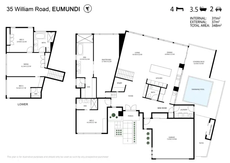 Floorplan of Homely house listing, 35 William Road, Eumundi QLD 4562