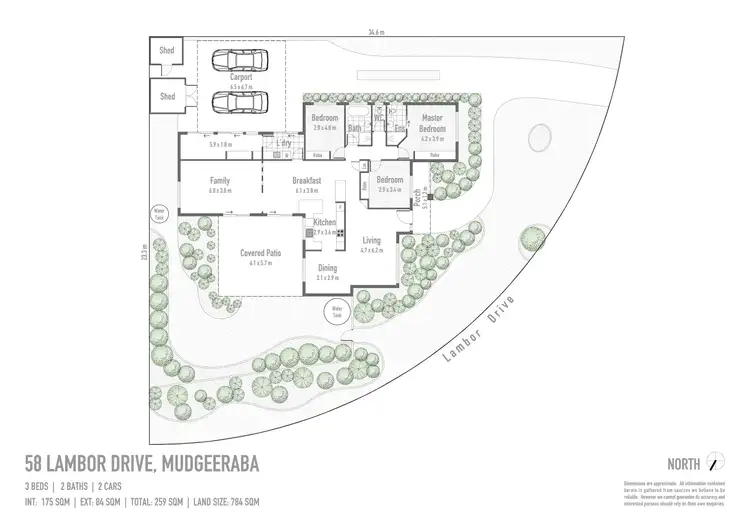 Floorplan of Homely house listing, 58 Lambor Drive, Mudgeeraba QLD 4213