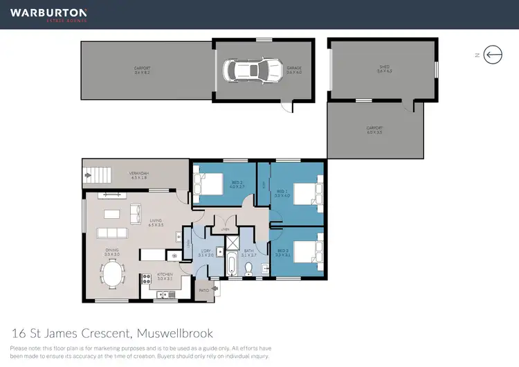 Floorplan of Homely house listing, 16 St James Crescent, Muswellbrook NSW 2333