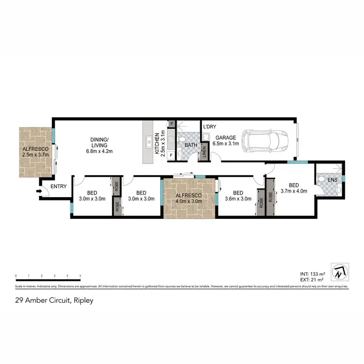 Floorplan of Homely house listing, 29 Amber Circuit, Ripley QLD 4306
