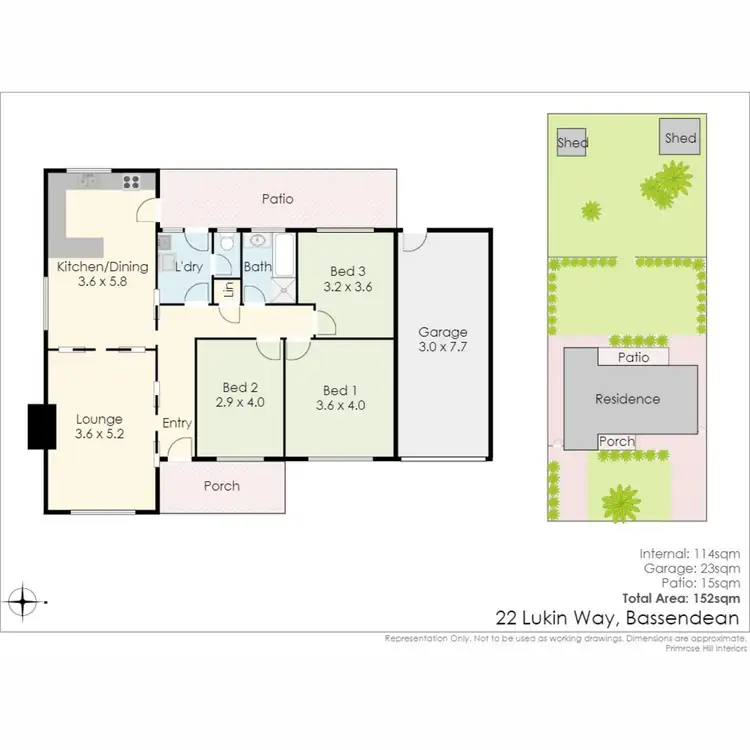 Floorplan of Homely house listing, 22 Lukin Way, Bassendean WA 6054