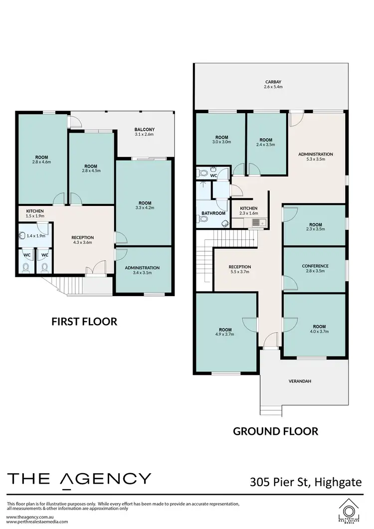 Floorplan of Homely house listing, 305 Pier  Street, Perth WA 6000