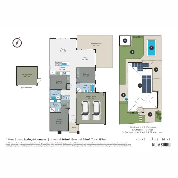 Floorplan of Homely house listing, 11 Uma Street, Spring Mountain QLD 4300