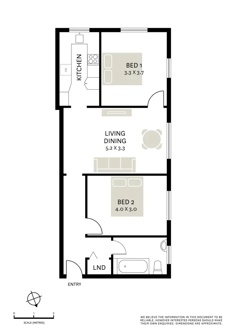 Floorplan of Homely apartment listing, 5/186 Glenmore Road, Paddington NSW 2021