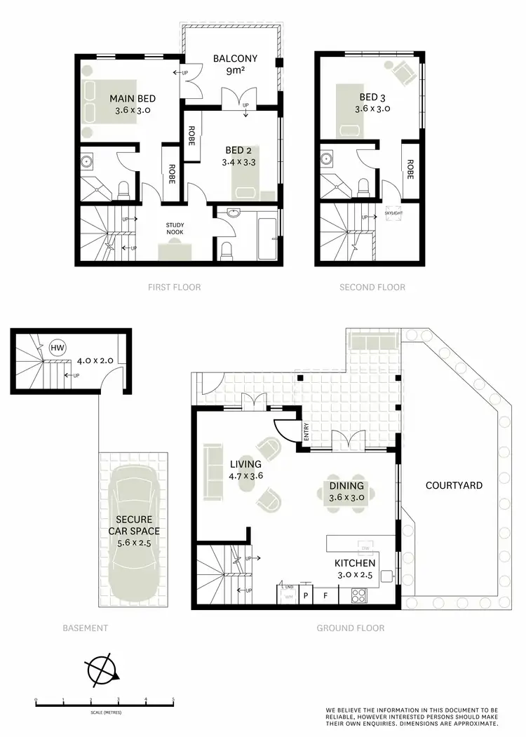 Floorplan of Homely townhouse listing, 8/35-41 Mallett Street (entrance via Tooth Lane), Camperdown NSW 2050