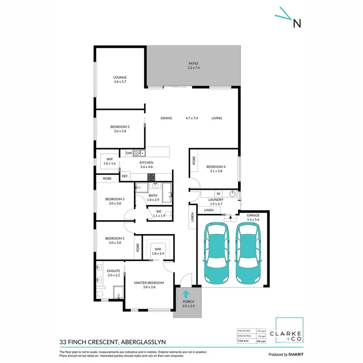 Floorplan of Homely house listing, 33 Finch Crescent, Aberglasslyn NSW 2320
