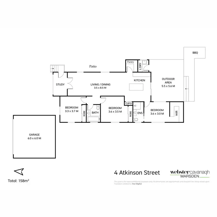 Floorplan of Homely house listing, 4 Atkinson Street, South Toowoomba QLD 4350