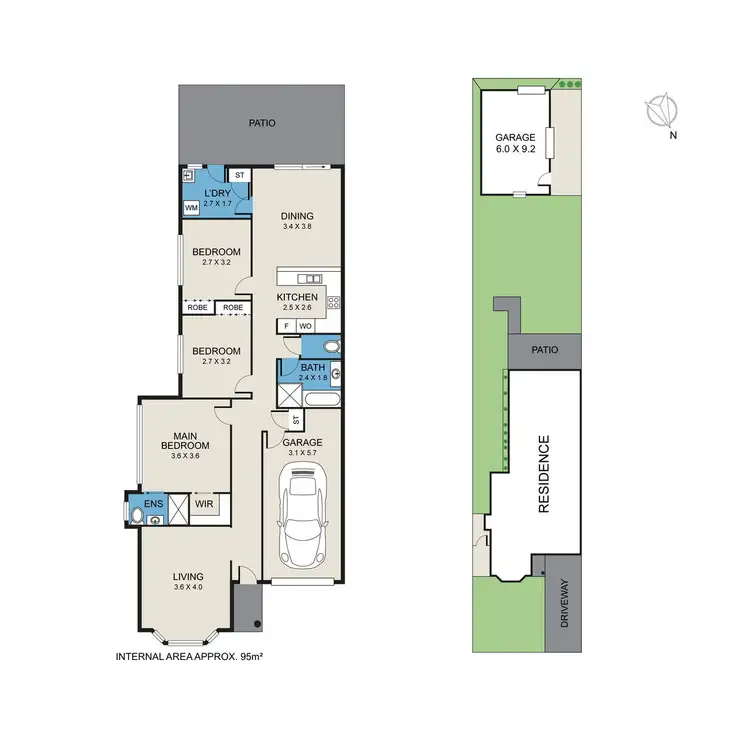 Floorplan of Homely house listing, 135A Northcote Street, Aberdare NSW 2325