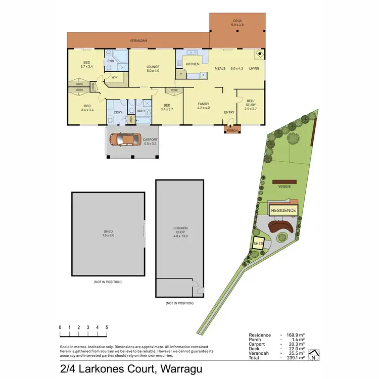 Floorplan of Homely house listing, 2/4 Larkones Court, Warragul VIC 3820