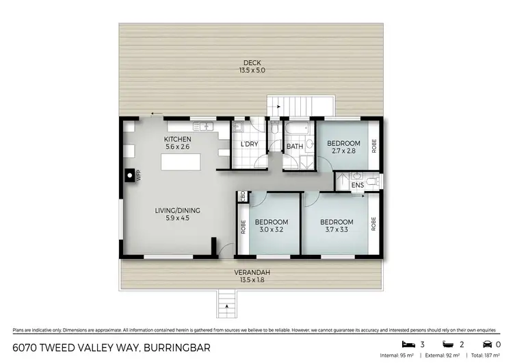 Floorplan of Homely house listing, 6070 Tweed Valley Way, Burringbar NSW 2483