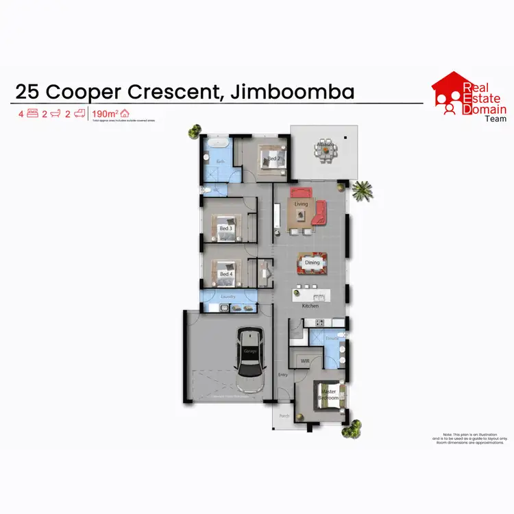 Floorplan of Homely house listing, 25 Cooper Crescent, Jimboomba QLD 4280