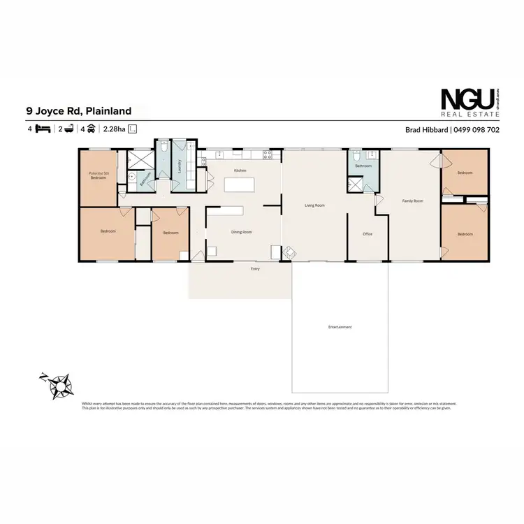 Floorplan of Homely house listing, 9 Joyce Road, Plainland QLD 4341