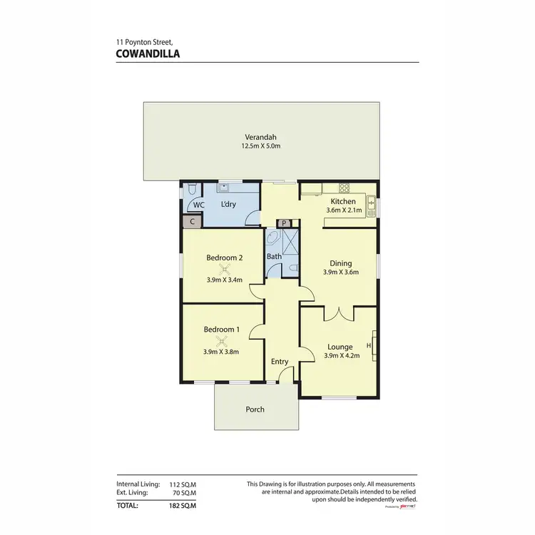 Floorplan of Homely house listing, 11 Poynton Street, Cowandilla SA 5033