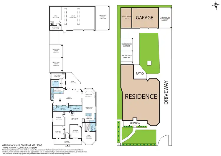 Floorplan of Homely house listing, 6 Hobson Street, Stratford VIC 3862