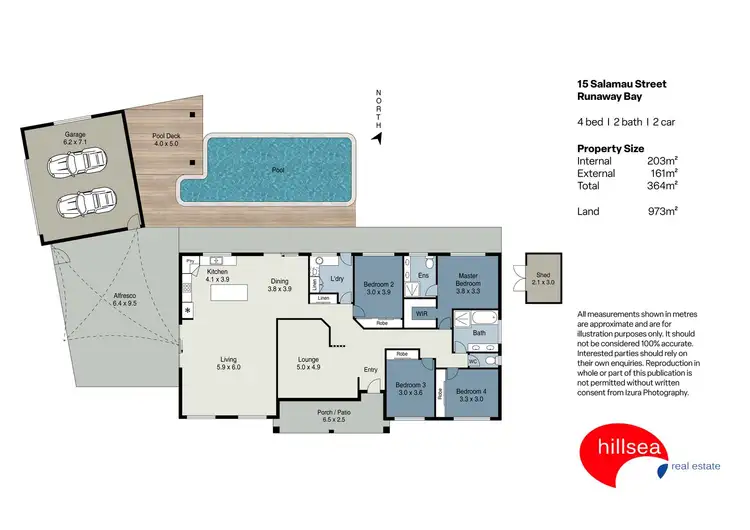 Floorplan of Homely house listing, 15 Salamau Street, Runaway Bay QLD 4216