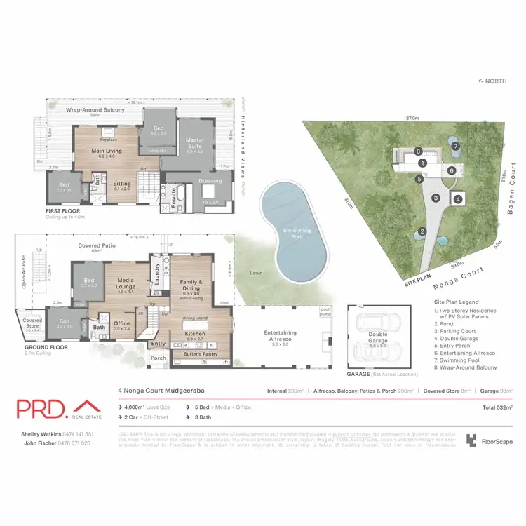 Floorplan of Homely rural property listing, 4 Nonga Court, Mudgeeraba QLD 4213