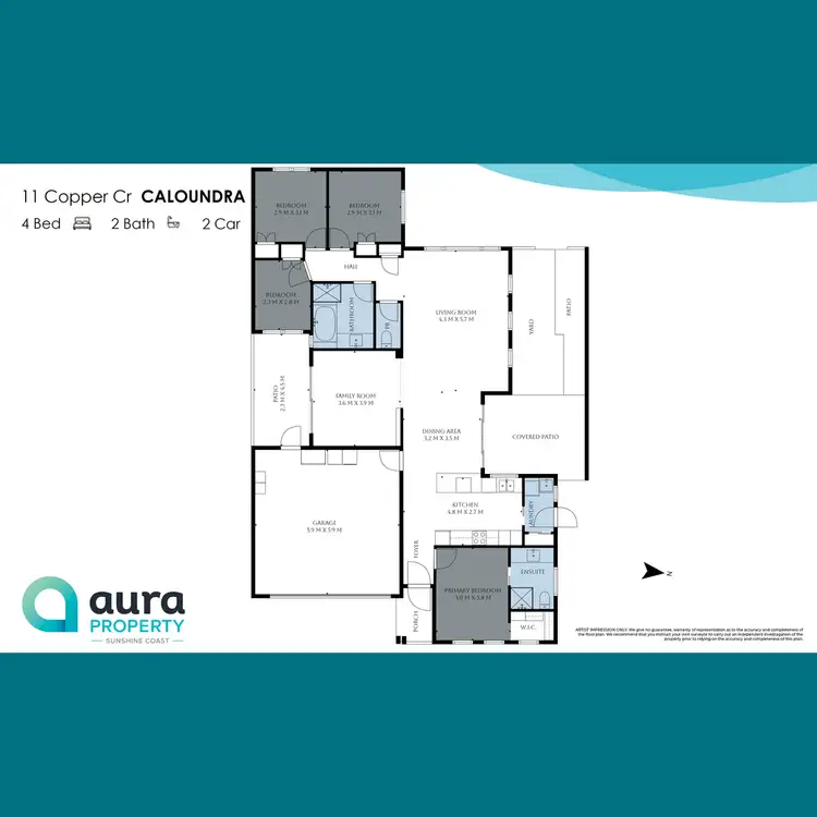 Floorplan of Homely house listing, 11 Copper Crescent, Caloundra West QLD 4551