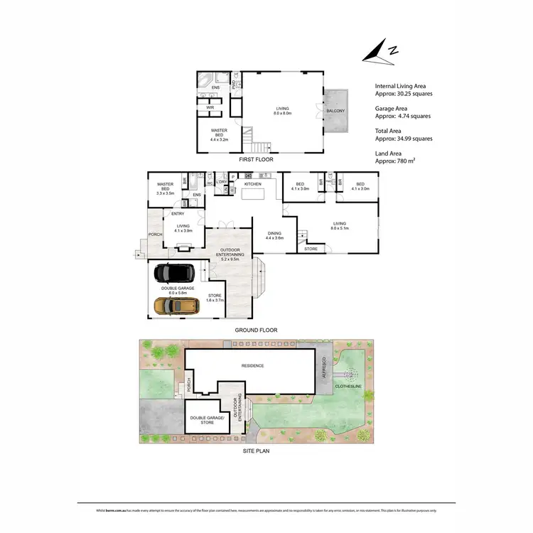 Floorplan of Homely house listing, 62 Coveside Avenue, Safety Beach VIC 3936