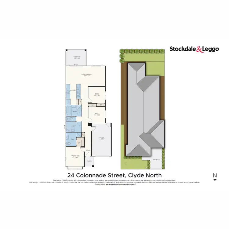 Floorplan of Homely house listing, 24 Colonnade Street, Clyde North VIC 3978