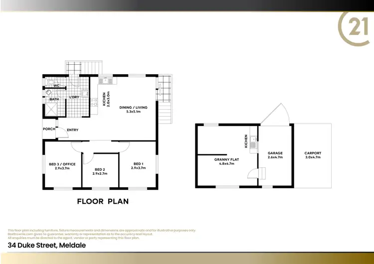 Floorplan of Homely house listing, 34 Duke Street, Meldale QLD 4510