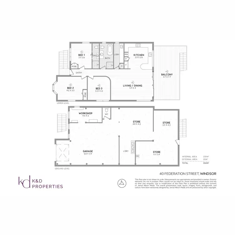 Floorplan of Homely house listing, 40 Federation Street, Windsor QLD 4030