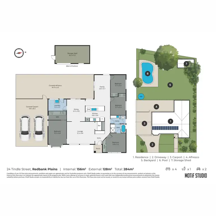 Floorplan of Homely house listing, 24 Tindle Street, Redbank Plains QLD 4301