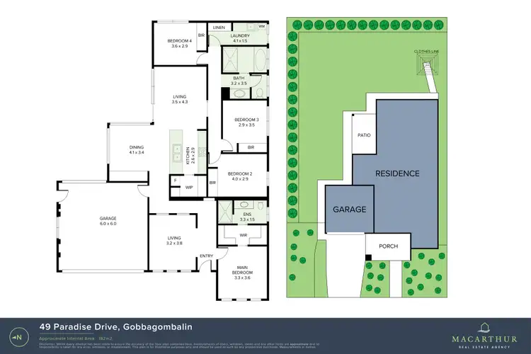 Floorplan of Homely house listing, 49 Paradise Drive, Gobbagombalin NSW 2650