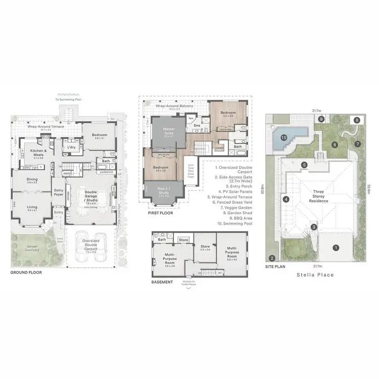 Floorplan of Homely house listing, 3 Stella Place, Carseldine QLD 4034